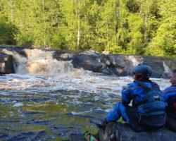 Обучающий сплав по водопадам Карелии